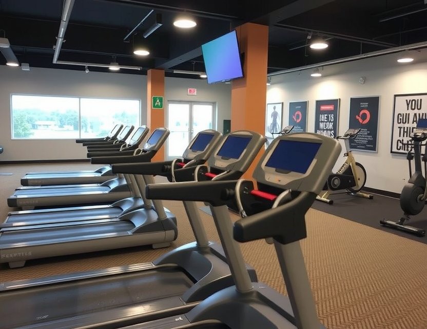 Cardio-Bereich im Gym Wiesbaden